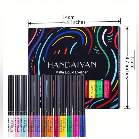 Handaiyan matte liquid multicolor eyeliner set - Picture 1 of 3